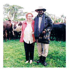 Mira and President Museveni