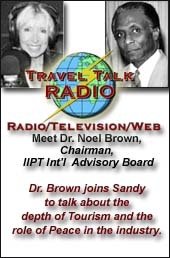 Sandy Dhuyvetter interviews Louis D'Amore on Travel Talk Radio