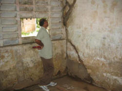 Classroom condition at Kibada Primary School